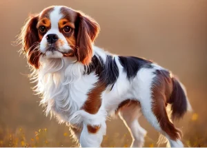 Raza de perro Cavalier King Charles spaniel tricolor - Información